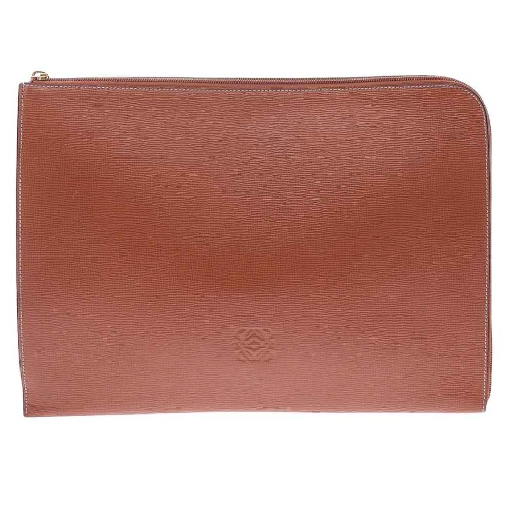 Loewe Leather Portfolio Tablet Laptop Pouch Clutch Folio Spain Excellent Cond